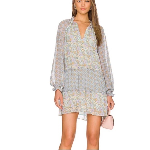 Show Me Your MuMu Dresses & Skirts - Show Me Your MuMu Revolve Birdie Mini Dress in Primrose Print